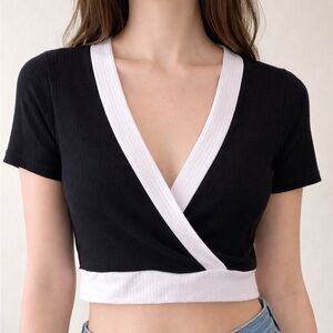 ZARA Wrap Cropped Top - NWOT